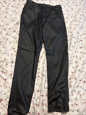 Leather Jeans - Classic Straight Fit
